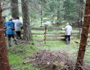 Zäunen auf der Biberwier-Alm