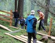 Zäunen auf der Biberwier-Alm
