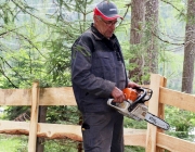 Zäunen auf der Biberwier-Alm