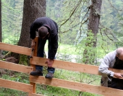 Zäunen auf der Biberwier-Alm