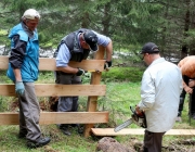 Zäunen auf der Biberwier-Alm