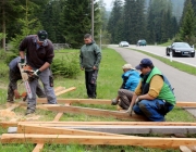 Zäunen auf der Biberwier-Alm