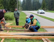 Zäunen auf der Biberwier-Alm