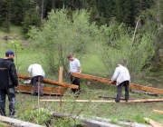 Zäunen auf der Biberwier-Alm