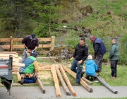 Zäunen auf der Biberwier-Alm