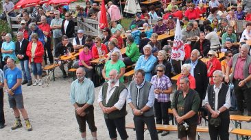 Almmesse auf der Marienberg Alpe – Hirtenfamilie geht nach 40 Jahren in den Ruhestand, Foto: Knut Kuckel