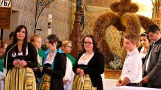 Erntedank-Gottesdienst in der Pfarrkirche Untermieming, Foto: Knut Kuckel