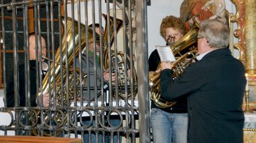 Weisenbläser in der Zeiner Marienkapelle, Foto: Andreas Fischer