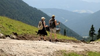 Baggerarbeiten am Marienbergjochweg, Foto: Knut Kuckel