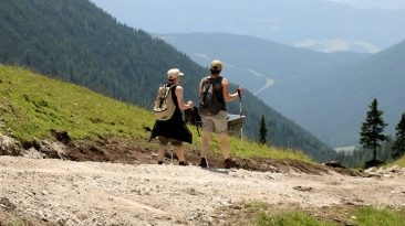 Baggerarbeiten am Marienbergjochweg, Foto: Knut Kuckel