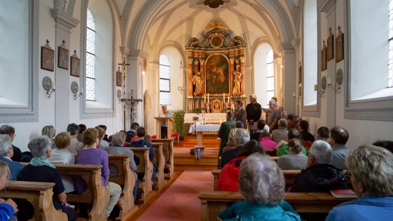 Rochusmesse in der Georgskirche, Obermieming, Foto: Andreas Fischer