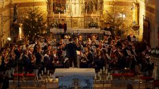 Weihnachtskonzert der Musikkapelle Mieming, Kapellmeister Sebastian Kluckner, Foto: Andreas Fischer