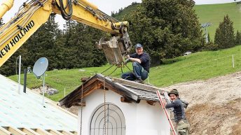 Hochfeldern Alm - Kapelle am neuen Platz, Foto: Andreas Fischer