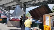 Recyclinghof in Untermieming - "Samstag ist Mülltag", Foto: Knut Kuckel