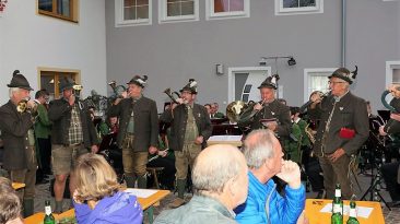 Jagdhornbläser vom Mieminger Plateau, Foto: Andreas Fischer