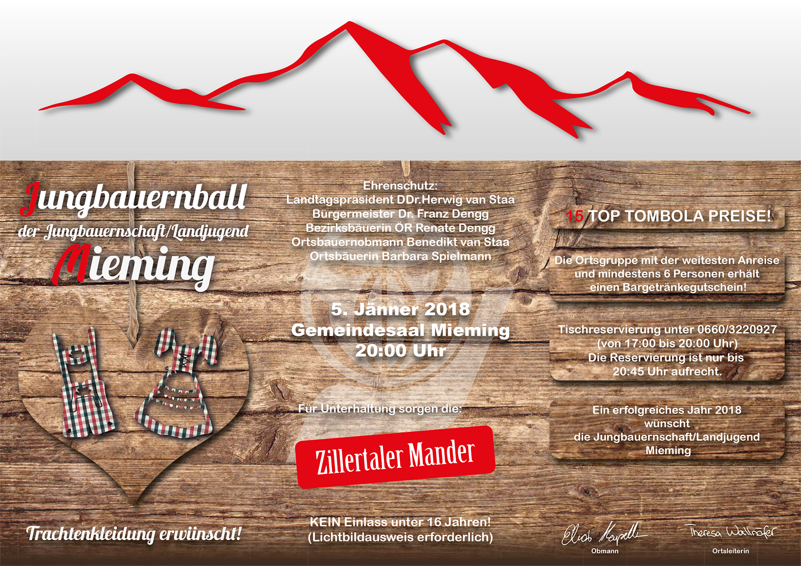 Jungbauernball 2018 Mieming, Foto: Jungbauern/Landjugend Mieming