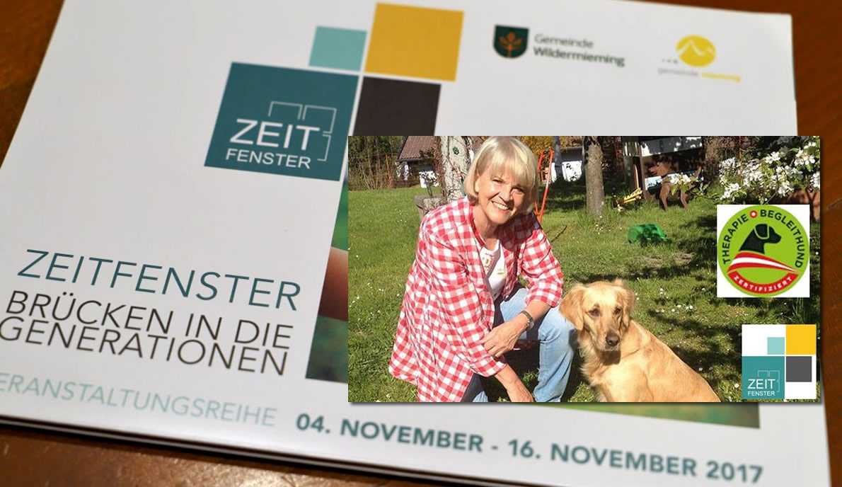 Zeitfenster 2017 - Mensch und Tier - Therapiehunde, Foto: Mieming.online