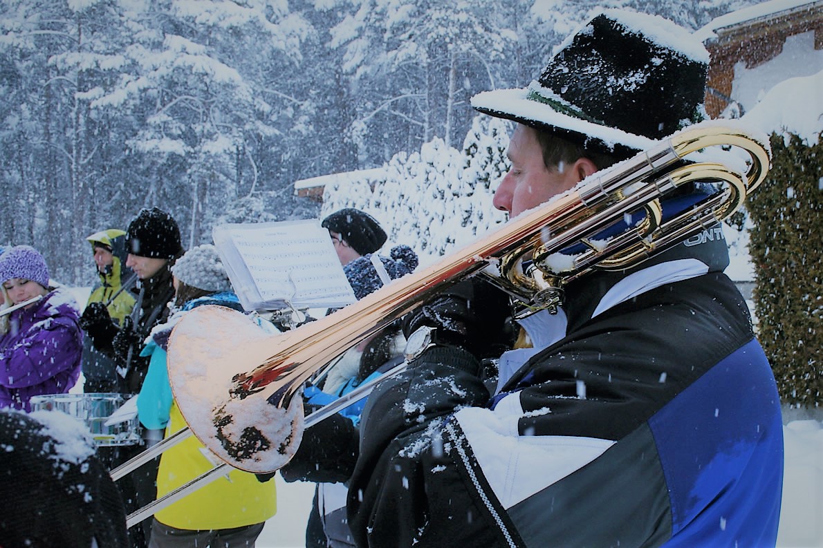 Silvesterblasen der Musikkapelle Mieming, Foto: Mieming.online