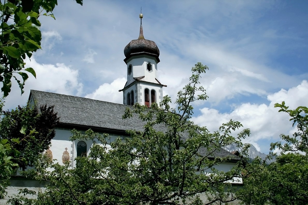 St. Georgskirche, Obermieming. Foto: Knut Kuckel/Mieming.online