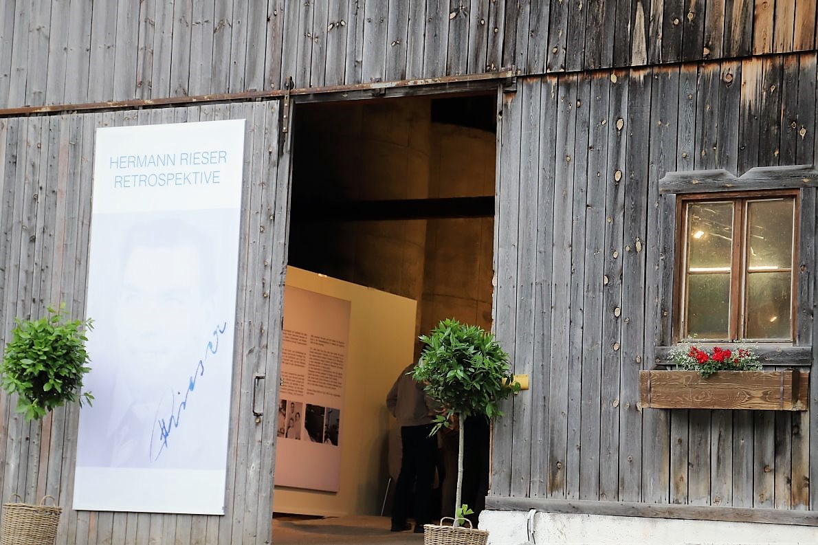 Hermann Rieser "Retrospektive" - Ausstellung im Stadel Schneggenhausen Obsteig, Foto: Knut Kuckel