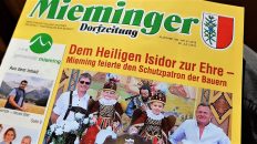 Mieminger Dorfzeitung, 26. Juli 2018. Foto: Mieming.online