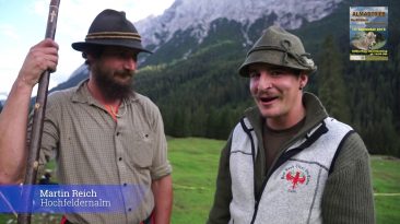Almabtrieb Obermieming 2018 – Vorabend auf der Hochfeldernalm, Video: Andreas Fischer