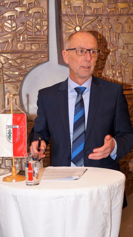 Bürgermeister Mag. Dr. Franz Dengg beim Neujahrsempfang 2019 Foto: Andreas Fischer