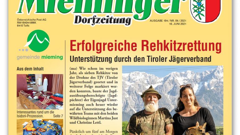 Mieminger Dorfzeitung Juni 2021