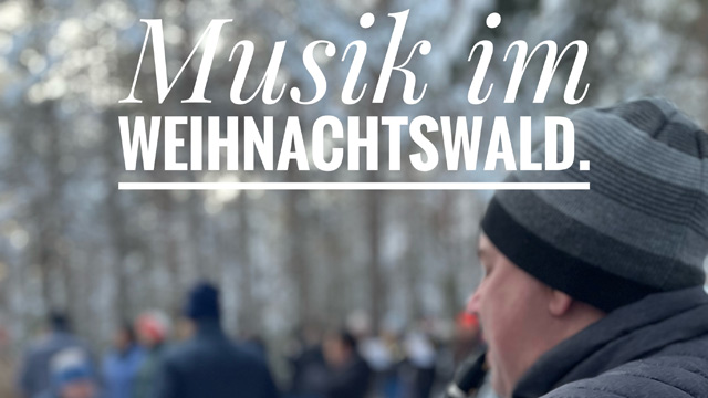 Musik im Weihnachtswald